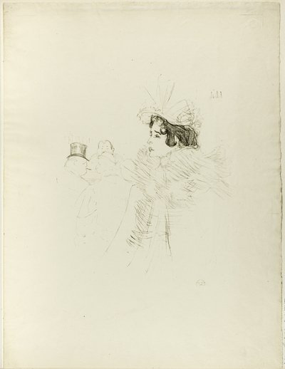 Slečna May Belfortová v baru Achille od Henri de Toulouse Lautrec