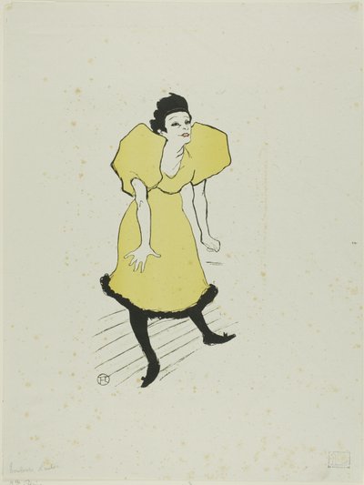 slečno Polarová od Henri de Toulouse Lautrec