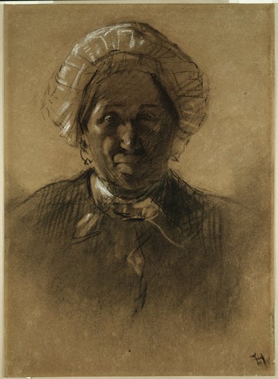 Stará žena od Henri de Toulouse Lautrec