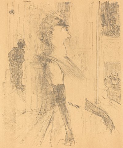 Na jevišti Na jevišti, 1898. od Henri de Toulouse Lautrec