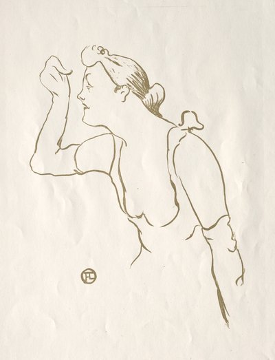 Paula Brebion, 1893. od Henri de Toulouse Lautrec