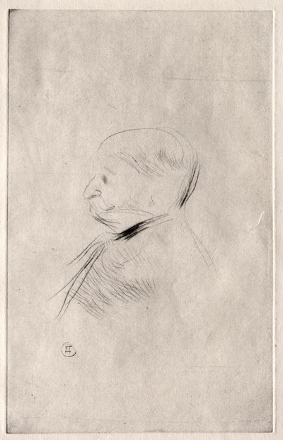 Porträt von M. X. von Henri de Toulouse-Lautrec