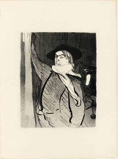 Portrét Aristida Bruanta, z knihy Le Café-Concert od Henri de Toulouse-Lautrec