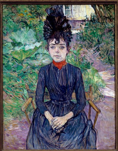 Portrét Justine Dieuhl Obraz Henri de Toulouse Lautreca (1864-1901) 1891 Sun. 0,74x0,58 m Paříž, musee d
