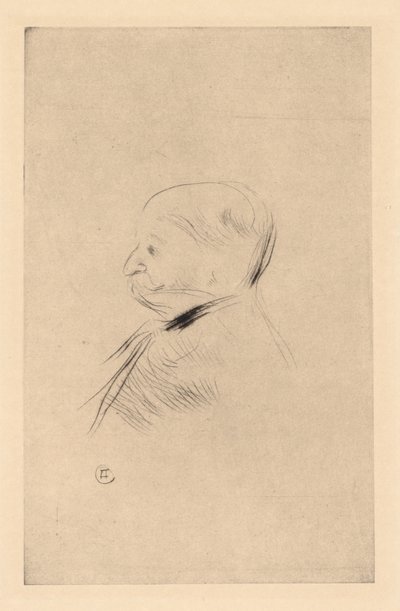 Portrét muže od Henri de Toulouse Lautrec