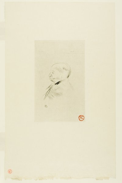 Portrét muže od Henri de Toulouse Lautrec