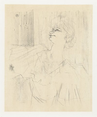 Portrétní vanová herečka Yvette Guilbert ve filmu A Ménilmontant de Bruant Yvette Guilbert Menilmontant de Bruant Yvette Guilbert: Anglická série (název série) od Henri de Toulouse Lautrec