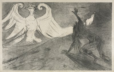 Projekt pro Frontispiece to: Au pied du Sinaï od Henri de Toulouse Lautrec
