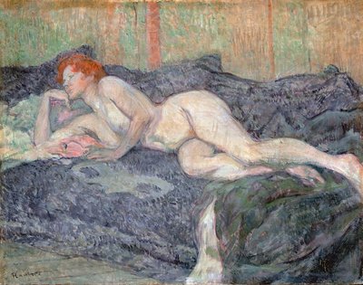 Ležící akt, 1897 od Henri de Toulouse Lautrec