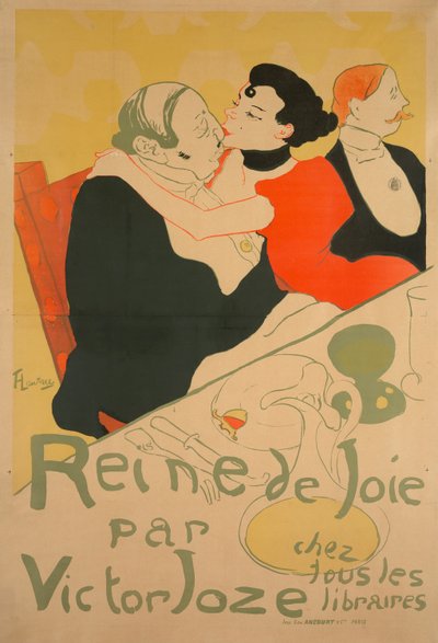 královna radosti od Henri de Toulouse Lautrec