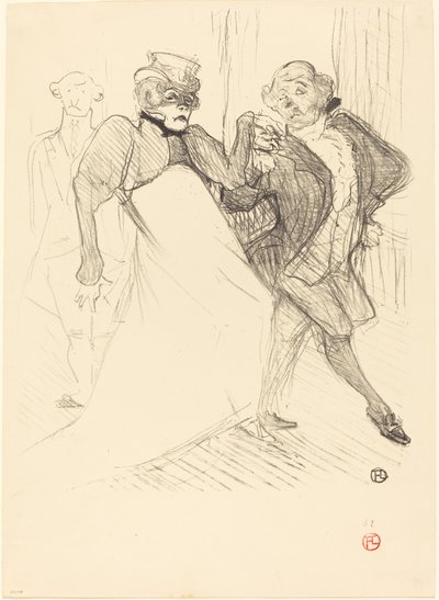 Rejane a Galipaux v "Madame Sans-Gêne" (Réjane a Galipaux v "Madame Sans-Gêne") od Henri de Toulouse Lautrec