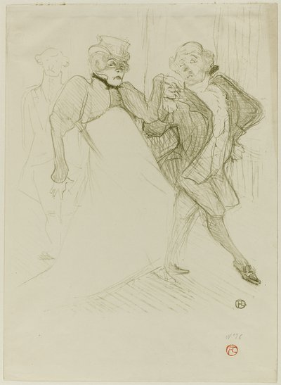 Réjane und Galipaux, in Madame Sans-Gêne von Henri de Toulouse-Lautrec
