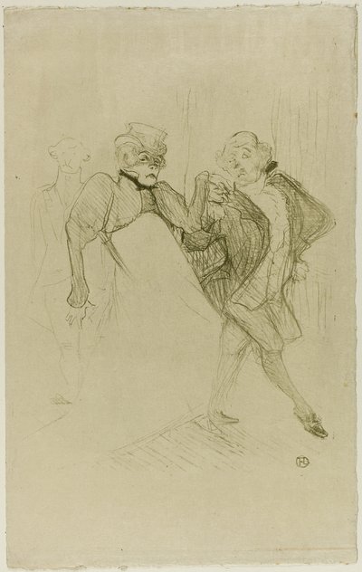 Réjane a Galipaux v Madame Sans-Gêne od Henri de Toulouse Lautrec