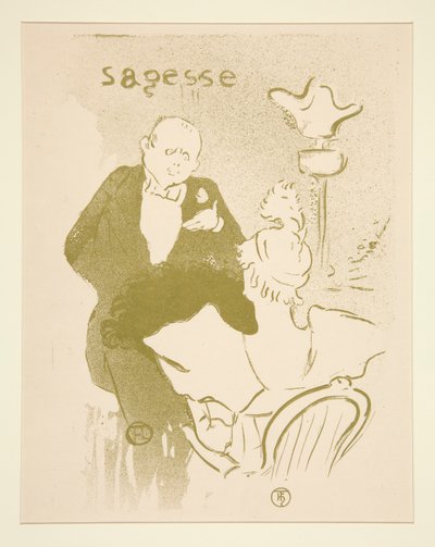 Moudrost od Henri de Toulouse Lautrec