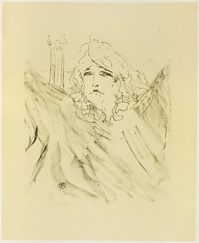 Sarah Bernhardt, z Treize Lithographies od Henri de Toulouse-Lautrec