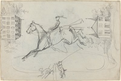 List náčrtů, c. 1881. od Henri de Toulouse Lautrec