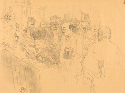 Soudaisova výpověď od Henri de Toulouse-Lautrec