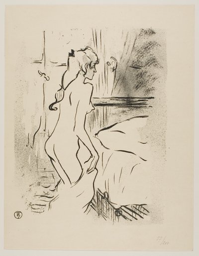 Studie ženy od Henri de Toulouse-Lautrec