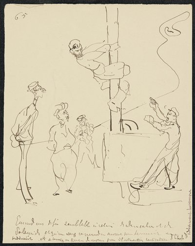 Untergang, 1881 von Henri de Toulouse Lautrec