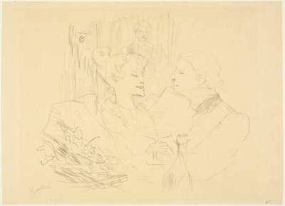 Večeře v Londýně od Henri de Toulouse Lautrec