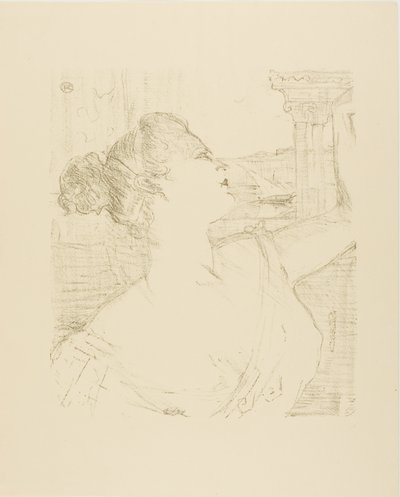 Sybil Sanderson, z Třináct litografií od Henri de Toulouse Lautrec