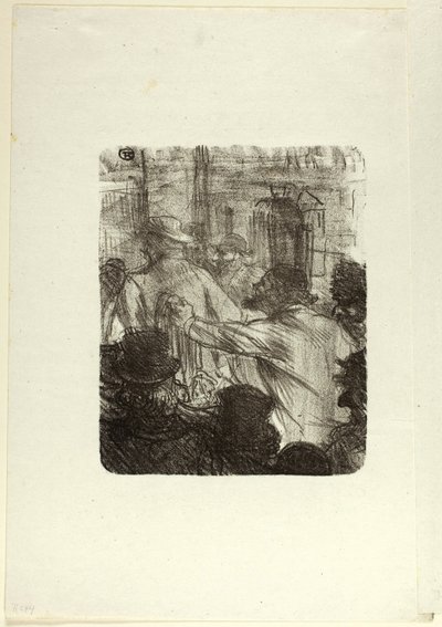 Textilní trh, Krakov, z Au Pied du Sinaï od Henri de Toulouse Lautrec