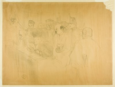 The Arton Trial (třetí deska) od Henri de Toulouse-Lautrec