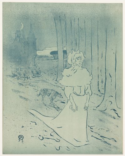 Chatelaine nebo Tocsin od Henri de Toulouse Lautrec