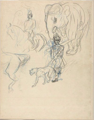 Cortege z Rajah od Henri de Toulouse Lautrec