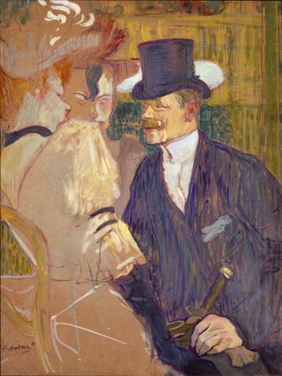 Der Engländer im Moulin Rouge, 1892 von Henri de Toulouse Lautrec