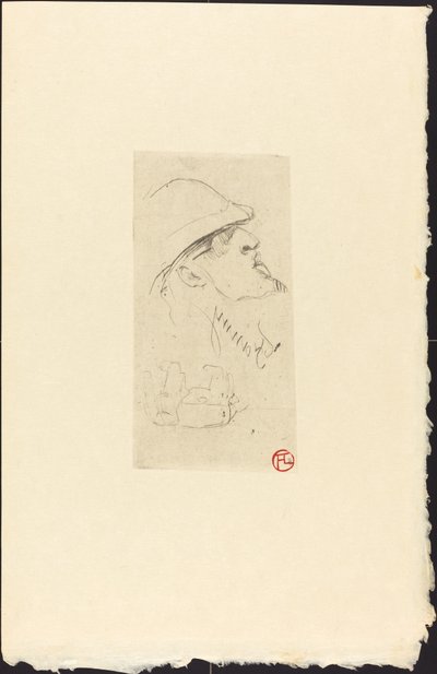 Průzkumník Vicomte de Brettes Průzkumník L.J. Vicomte de Brettes, 1898. od Henri de Toulouse Lautrec