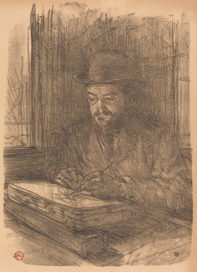 Výtvarný grafik Adolphe Albert od Henri de Toulouse Lautrec
