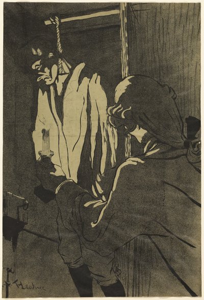 Oběšenec od Henri de Toulouse Lautrec