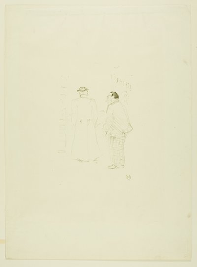 Der Hauptverkäufer bei Jourdan und Brown von Henri de Toulouse-Lautrec