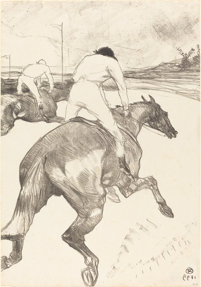 žokej (Le žokej) od Henri de Toulouse Lautrec
