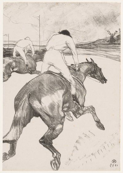 žokej od Henri de Toulouse-Lautrec