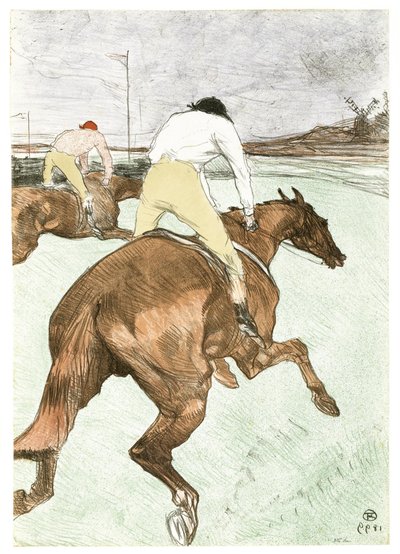 Der Jockey von Henri de Toulouse-Lautrec