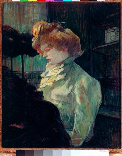 Modista. Portrét Madame Louise Blouet (olej na plátně od Henri de Toulouse Lautrec