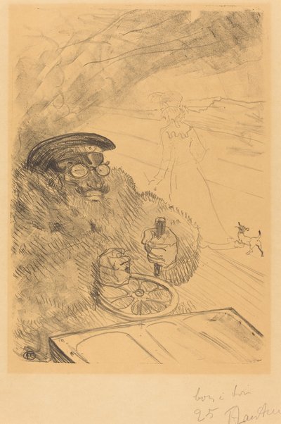 Motorista, 1896. od Henri de Toulouse Lautrec
