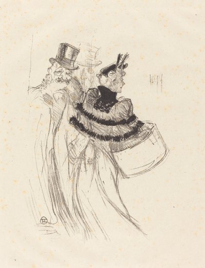 Staří pánové od Henri de Toulouse Lautrec