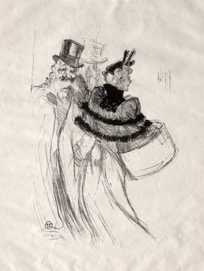 Staří pánové od Henri de Toulouse-Lautrec
