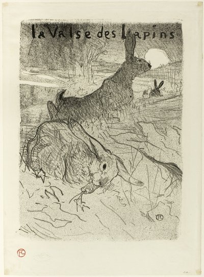 Der Walzer der Kaninchen von Henri de Toulouse-Lautrec