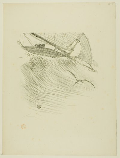 Mořské vlaštovky, z Melodies od Désiré Dihau od Henri de Toulouse Lautrec