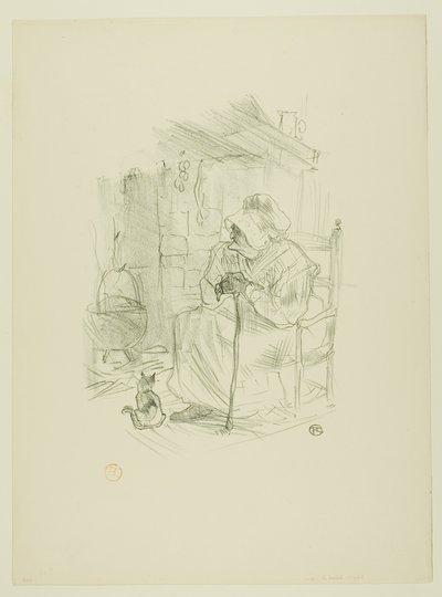 Das Geheimnis, aus Mélodies de Désiré Dihau von Henri de Toulouse-Lautrec