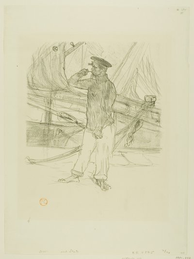 The Smoked Herring, z Melodies od Désiré Dihau od Henri de Toulouse Lautrec