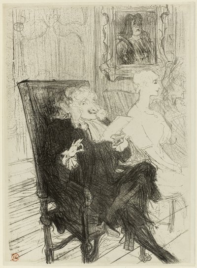 Truffier a Moreno, v Učené ženy od Henri de Toulouse Lautrec