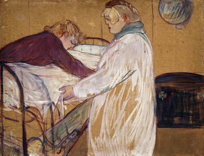 Zwei Frauen machen ihr Bett von Henri de Toulouse Lautrec