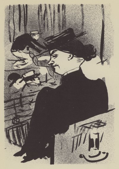 Une Spectatrice od Henri de Toulouse Lautrec