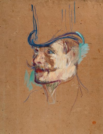 William Warrener im Moulin Rouge von Henri de Toulouse Lautrec