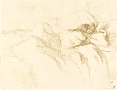 Spící žena od Henri de Toulouse Lautrec